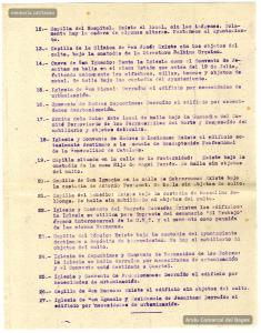 30/9/1937. Informe sobre l’estat dels edificis religiosos, emès per l’Ajuntament.