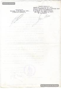 23/2/1937. Sol·licitud adreçada a l’Ajuntament per la Federació de Sindicats Agrícoles del Bages,